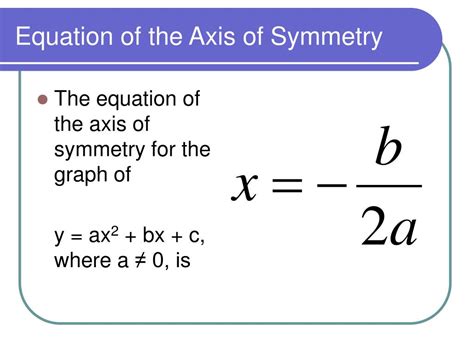 equation for the axis of symmetry|北京科技大学数理学院.